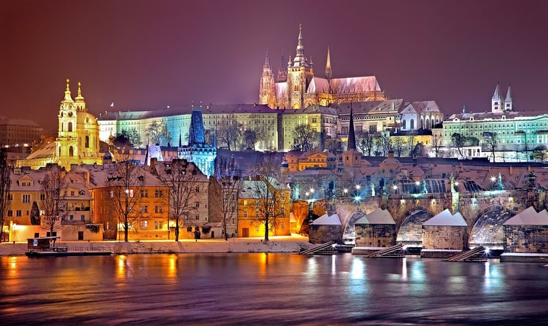 Prague old town square